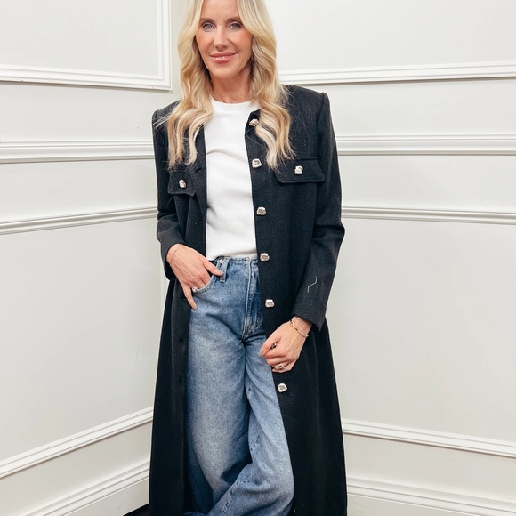 NWT Line & Dot Lightweight Ladylike Duster Jacket - Picture 6 of 8